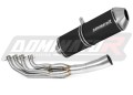 sistema de escape completo con silenciador DOMINATOR Full System OVR negro compatible con la motocicleta BMW K1200RS 1997  2000