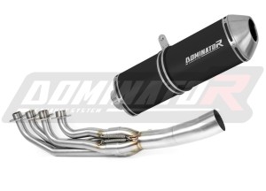 BMW K1200GT 2003 - 2005 Sistema de escape Colector Silenciador OVR NEGRO + dB killer