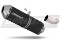 escape silenciador DOMINATOR OVR negro compatible con la motocicleta BMW K1200R 2005  2009