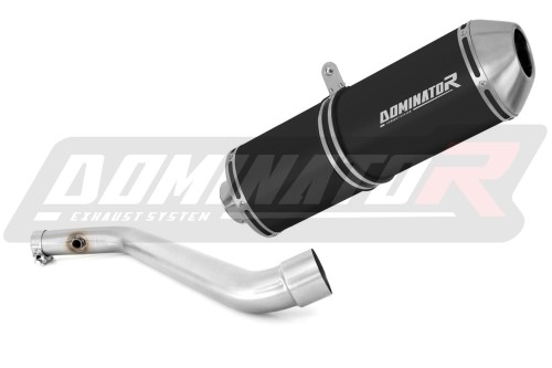 escape silenciador DOMINATOR OVR negro compatible con la motocicleta BMW R850RT
