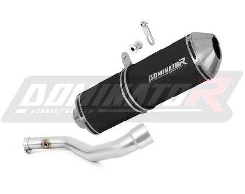 escape silenciador DOMINATOR OVR negro compatible con la motocicleta BMW R850R  2003