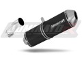 escape silenciador DOMINATOR OVR negro compatible con la motocicleta BMW F800R 2009  2019 3
