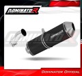 escape silenciador DOMINATOR OVR negro compatible con la motocicleta BMW F700GS 2012  2017 2