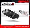 escape silenciador DOMINATOR OVR negro compatible con la motocicleta Aprilia Tuono 1000 R 2006  2010 3