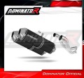 escape silenciador DOMINATOR OVR negro compatible con la motocicleta Aprilia Pegaso 650 Factory 2007  2010 3