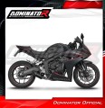 Honda CBR 650 R / E-Clutch 2024 - 2025 Collector Manifold Full Exhaust System Muffler Auspuff Sportauspuff Silencer Echappement Silencieux Scarico Scarichi Escape Wydech Tłumik HP8 BLACK Dominator Exhaust System 4