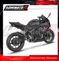 Honda CBR 650 R / E-Clutch 2024 - 2025 Collector Manifold Full Exhaust System Muffler Auspuff Sportauspuff Silencer Echappement Silencieux Scarico Scarichi Escape Wydech Tłumik HP6 BLACK Dominator Exhaust System 3