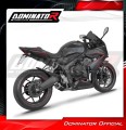 complete exhaust system with muffler DOMINATOR Full System GP BLACK fits to Honda CB 650 R / EClutch 2024  2025