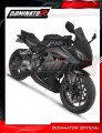 Honda CB 650 R / E-Clutch 2024 - 2025 Collector Manifold Full Exhaust System Muffler Auspuff Sportauspuff Silencer Echappement Silencieux Scarico Scarichi Escape Wydech Tłumik GP BLACK Dominator Exhaust System 5