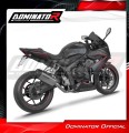 sistema de escape completo con silenciador DOMINATOR Full System titanio HP6 compatible con la motocicleta Honda CB 650 R / EClutch 2024  2025