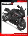 complete exhaust system with muffler DOMINATOR Full System titanium HP6 fits to Honda CB 650 R / EClutch 2024  2025 3