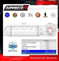 sistema de escape completo con silenciador DOMINATOR Full System titanio HP6 compatible con la motocicleta Honda CB 650 R / EClutch 2024  2025 4