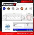 escape silenciador DOMINATOR S6 compatible con la motocicleta Suzuki GSF BANDIT 1200 1996  2000 4
