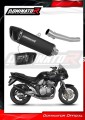 escape silenciador DOMINATOR homologado HP6 negro compatible con la motocicleta Suzuki GSF BANDIT N / S 600 1995  1999 2