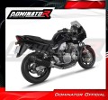 exhaust muffler DOMINATOR homologated road legal HP6 BLACK fits to Suzuki GSF BANDIT N / S 600 1995  1999 4