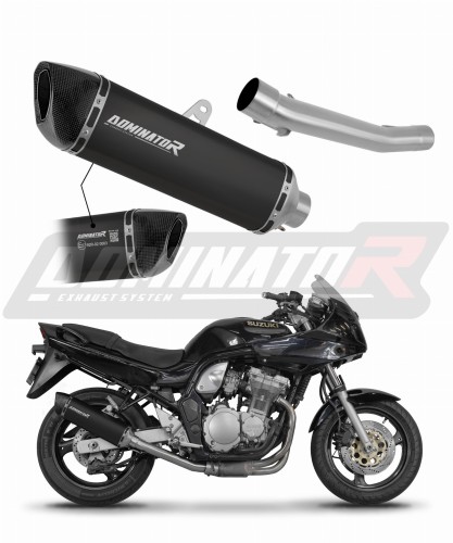 Suzuki GSF BANDIT 1200 1996 - 2000 EU Approved Motorcycle Muffler Auspuff Sportauspuff Silencer Echappement Silencieux Scarico Scarichi Escape Wydech Tłumik HP6 BLACK Dominator Exhaust System x
