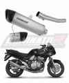 escape silenciador DOMINATOR homologado titanio HP6 compatible con la motocicleta Suzuki GSF BANDIT 1200 1996  2000