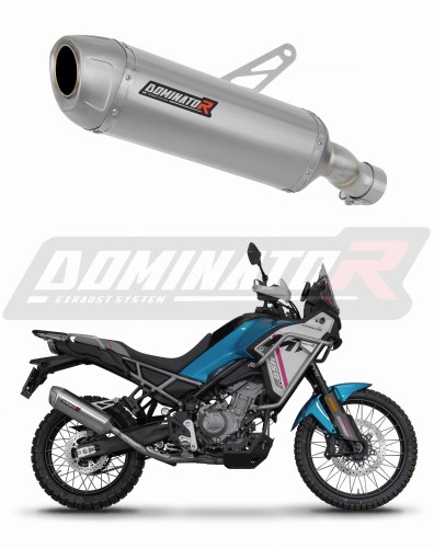escape silenciador DOMINATOR S6 compatible con la motocicleta CF MOTO 450 MT 2024  6