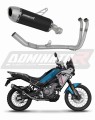 sistema de escape completo con silenciador DOMINATOR Full System S6 negro compatible con la motocicleta CF MOTO 450 MT 2024