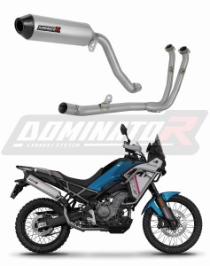 CF MOTO 450 MT 2024 Sistema de escape Colector Silenciador MX2 + dB killer