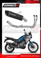 sistema de escape completo con silenciador DOMINATOR Full System HP6 negro compatible con la motocicleta CF MOTO 450 MT 2024  2