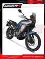 complete exhaust system with muffler DOMINATOR Full System MX2 BLACK fits to CF MOTO 450 MT 2024  6