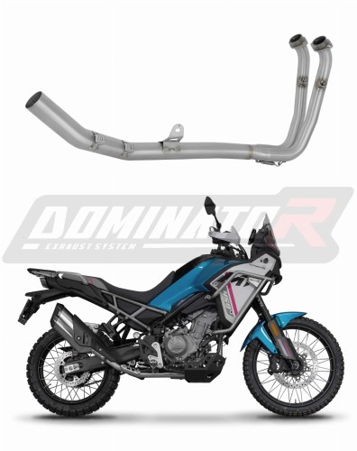 colector de escape DOMINATOR  compatible con la motocicleta CF MOTO 450 MT 2024
