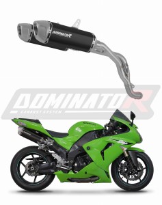 Kawasaki ZX10R 2006 - 2007 Silenciador Escape S6 NEGRO + dB killer