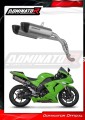 escape silenciador DOMINATOR titanio HP6 compatible con la motocicleta Kawasaki ZX10R 2006  2007 2