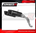 escape silenciador DOMINATOR HP6 negro compatible con la motocicleta Kawasaki ZX10R 2006  2007 3
