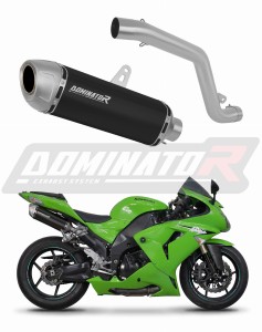 Kawasaki ZX10R 2006 - 2007 Silenciador Escape S6 NEGRO + dB killer