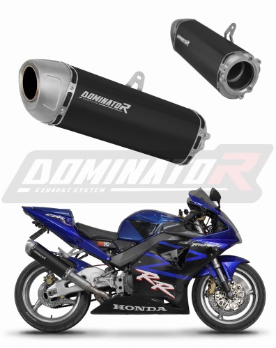 exhaust muffler DOMINATOR S6 BLACK fits to Honda CBR 954 2002  2003