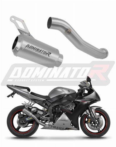 exhaust muffler DOMINATOR GPS fits the motorcycle Yamaha YZF R1 1000 RN09 2002   2003