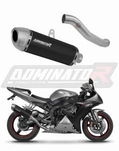 Yamaha YZF R1 1000 RN09 2002 - 2003 Silenciador Escape S6 NEGRO + dB killer