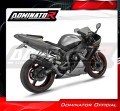 exhaust muffler DOMINATOR S6 BLACK fits to Yamaha YZF R1 1000 RN09 2002  2003 4