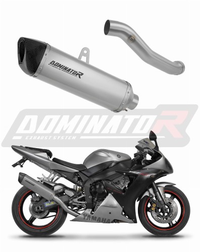 YZF R1 1000 RN09 EXHAUST Yamaha Muffler Auspuff Sportauspuff Silencer Echappement Silencieux Scarico Scarichi Escape Wydech Tłumik Carbon Tip HP6 2002 - 2003 DOMINATOR x