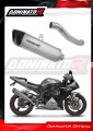 escape silenciador DOMINATOR titanio HP6 compatible con la motocicleta Yamaha YZF R1 1000 RN09 2002  2003 2