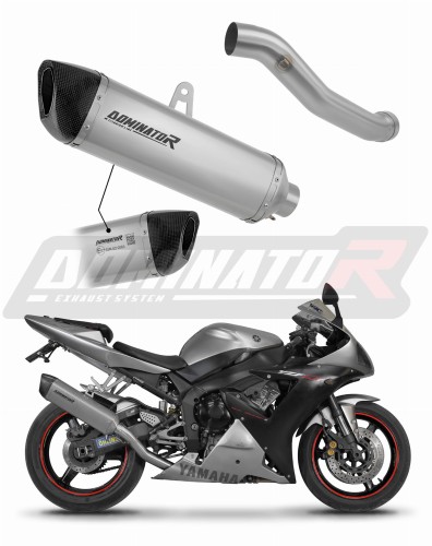 YZF R1 1000 RN09 EXHAUST Homologated Homologation Yamaha Muffler Auspuff Sportauspuff Silencer Echappement Silencieux Scarico Scarichi Escape Wydech Tłumik HP6 2002 - 2003 DOMINATOR x