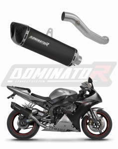 Yamaha YZF R1 1000 RN09 2002 - 2003 Silenciador Escape HP6 NEGRO + dB killer