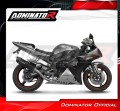escape silenciador DOMINATOR homologado HP6 negro compatible con la motocicleta Yamaha YZF R1 1000 RN09 2002  2003 5