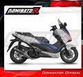 sistema de escape completo con silenciador DOMINATOR Full System OV G2 negro compatible con la motocicleta Honda NSS 125 FORZA 2017  2020 5