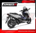 Honda NSS 125 Forza 2017 - 2020  EXHAUST Collector Manifold Full System Muffler Auspuff Sportauspuff Silencer Echappement Silencieux Scarico Scarichi Escape Wydech Tłumik HP8 BLACK Dominator Exhaust System 2