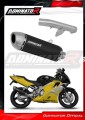 escape silenciador DOMINATOR S6 negro compatible con la motocicleta Honda CBR 600 F4 1999  2000 2