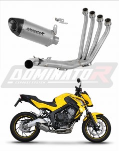Honda CB 650 F 2014 - 2018 Sistema de escape Colector Silenciador Titanio HP8 + dB killer