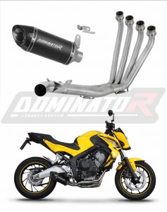 Honda CB 650 F 2014 - 2018 Sistema de escape Colector Silenciador HP8 NEGRO + dB killer
