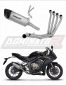 sistema de escape completo con silenciador DOMINATOR Full System titanio HP6 compatible con la motocicleta Honda CB 650 R 2019  2023