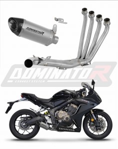 Honda CB 650 R 2019 - 2023 Sistema de escape Colector Silenciador Titanio HP8 + dB killer