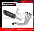 complete exhaust system with muffler DOMINATOR Full System HP6 BLACK fits to Honda CBR 650 R 2019  2023 3