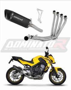 Honda CBR 650 F 2014 - 2018 Sistema de escape Colector Silenciador HP6 NEGRO + dB killer