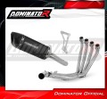 Honda CBR 650 F 2014 - 2018 Collector Manifold Full Exhaust System Muffler Auspuff Sportauspuff Silencer Echappement Silencieux Scarico Scarichi Escape Wydech Tłumik HP6 BLACK Dominator Exhaust System 1